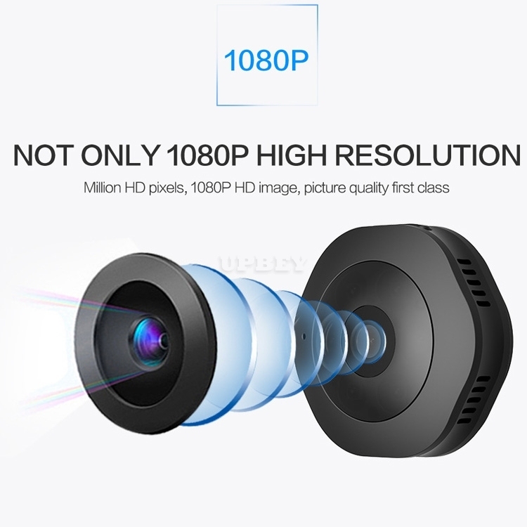 H6 WiFi Mini HD 1080P 120 Degree Wide Angle Wearable Smart Wireless Surveillance Camera Support Infrared Night Vision & Motion Detection Recording