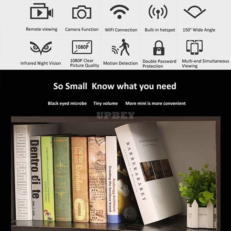 A9 Wifi Micro Camera IP Full HD 1080P Night Vision Motion Detection & Infrared Security Spy