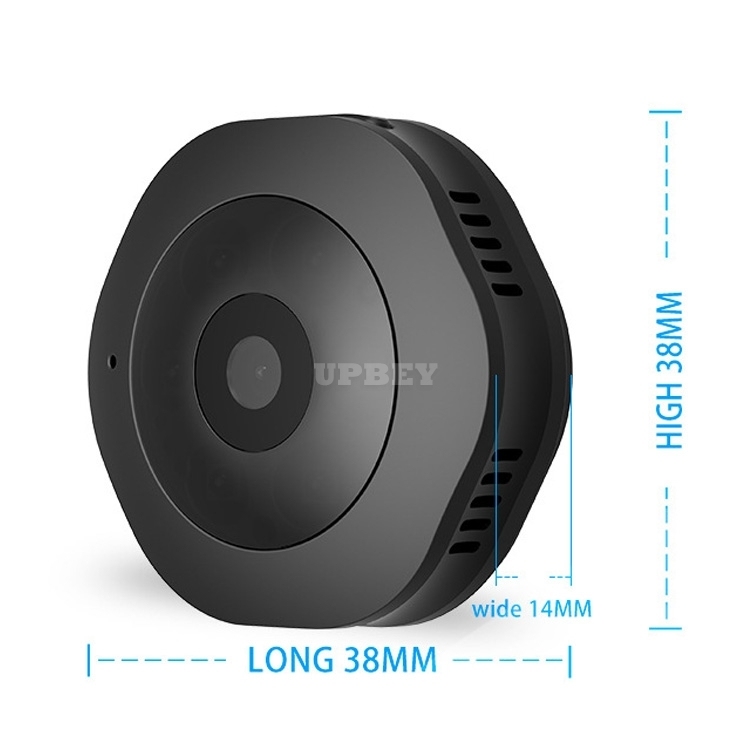 H6 WiFi Mini HD 1080P 120 Degree Wide Angle Wearable Smart Wireless Surveillance Camera Support Infrared Night Vision & Motion Detection Recording