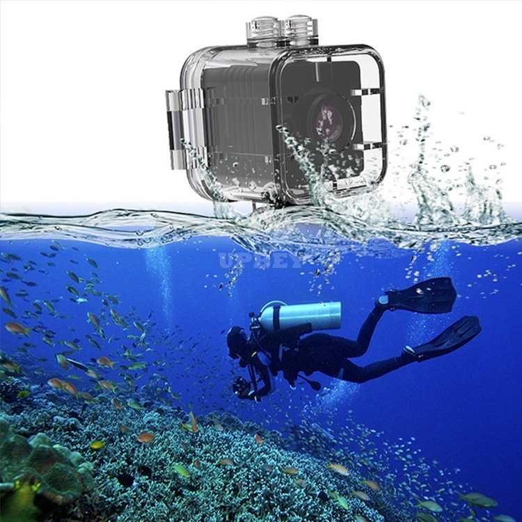 SQ12 Mini Sports Action Camera - FHD Resolutions,Loop-Cycle Recording, Motion Detection, Night Vision