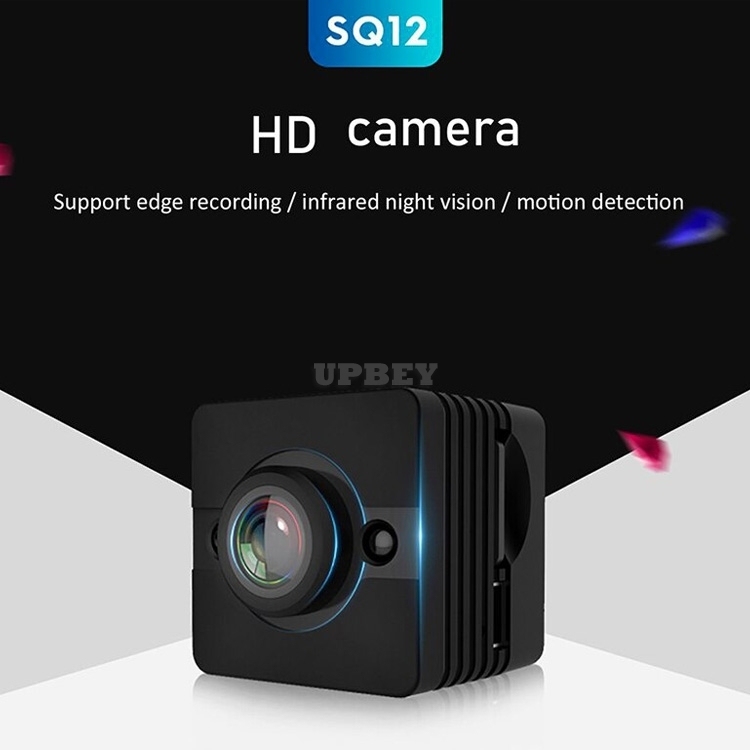 SQ12 Mini Sports Action Camera - FHD Resolutions,Loop-Cycle Recording, Motion Detection, Night Vision