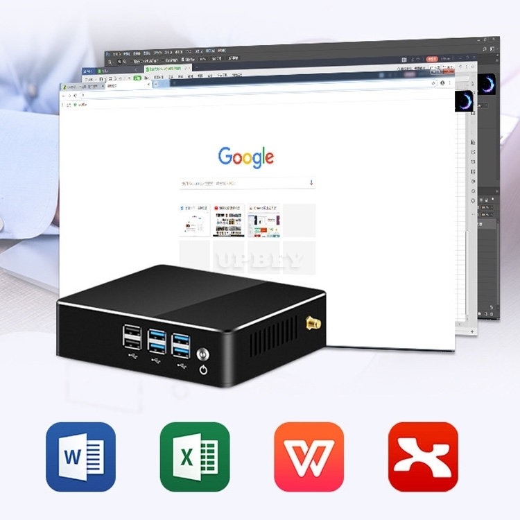 Mini Computer Desktop PC Gaming Office i3 i5 i7 SSD Wifi Intel 8th Gen. 15W USB 3.0 DDR4 Win 10 HDMI LAN VGA