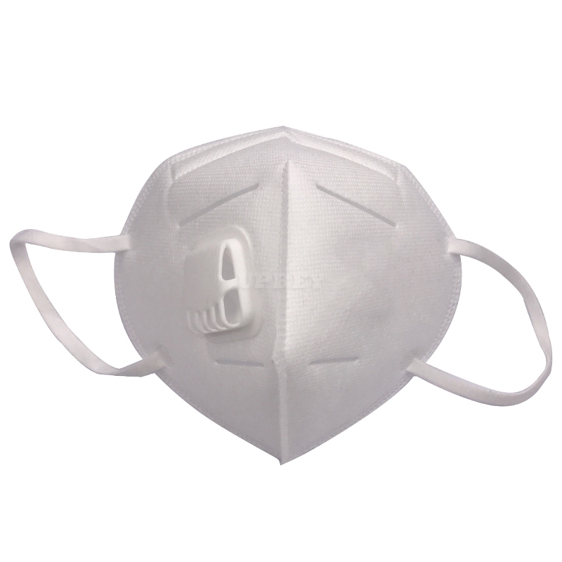 2pcs Disposable High-grade Protective Mask Face Anti Pollution Air Filter Mask Breathable Dustproof Mask White with breathing valve with activated car