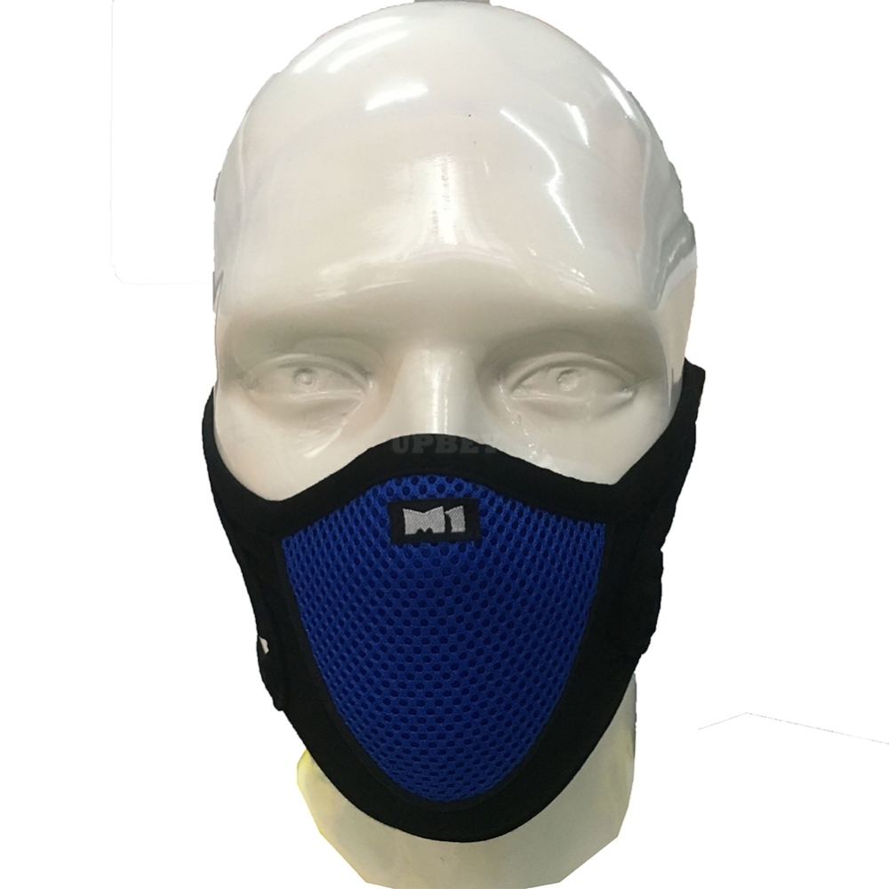 Outdoor Cycling Mask Anti-dusk Wind Proof Anti Pollution Breathable blue_One size