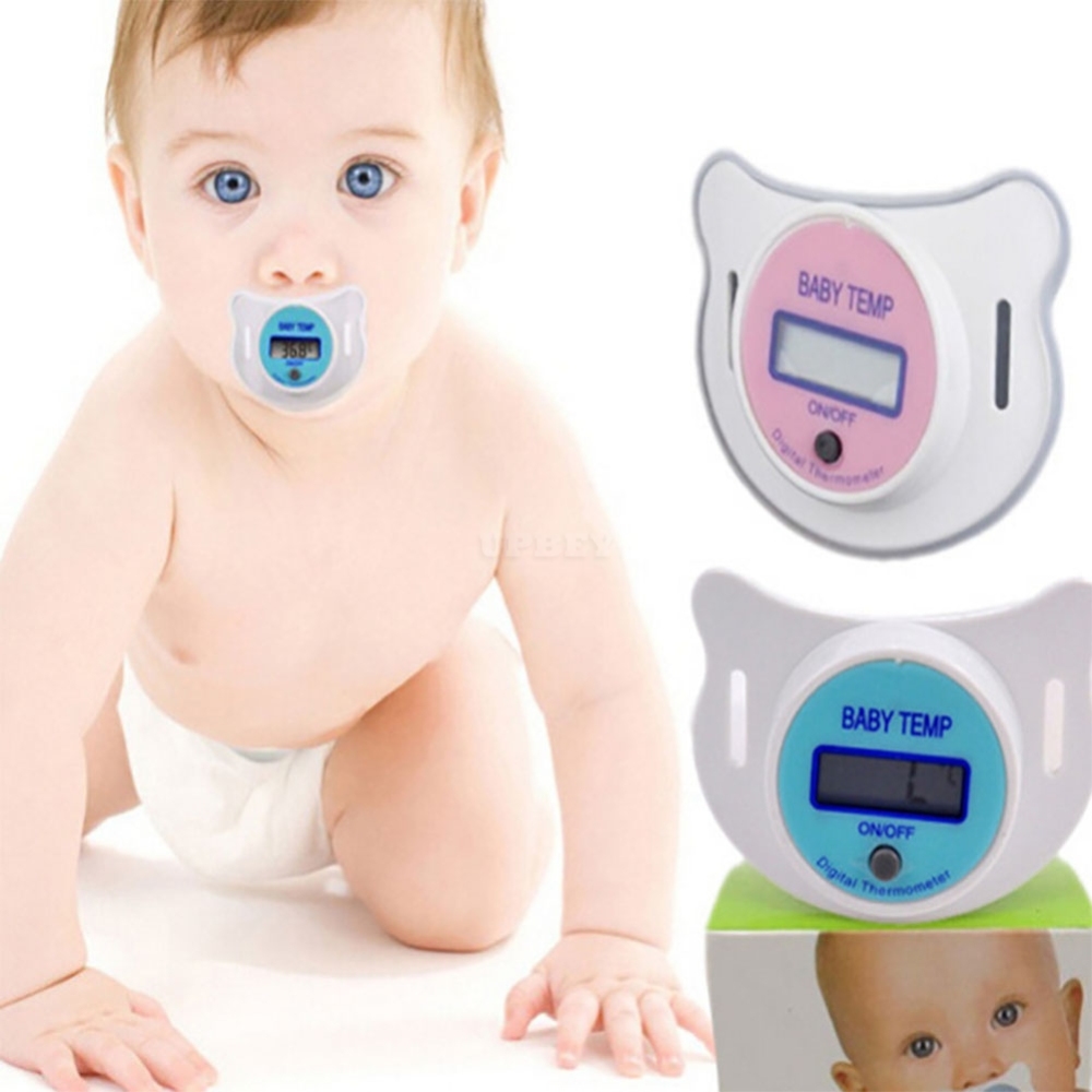 Creative Baby LCD Digital Mouth Nipple Thermometer Pacifier Health Monitor