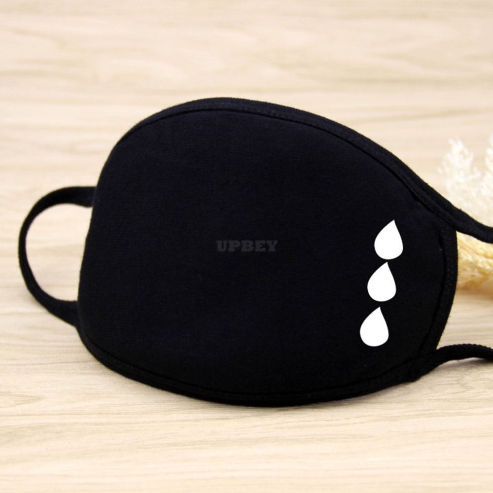 Riding Cotton Mask Dust-proof Facial Mouth Protection Fashion Men Women Black Mask KZ-2009