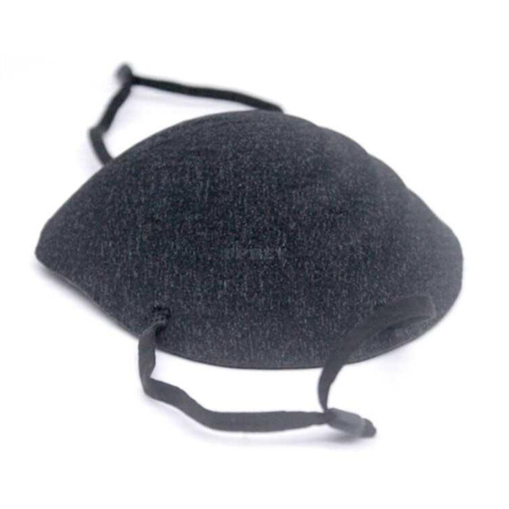 3-layer Waterproof Face Cloth Dustproof Face Towel with Adjustable Belts black