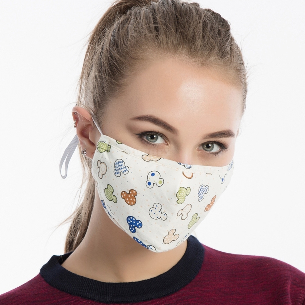 PM2.5 Anti-haze Mask Men Women Riding Autumn Winter Cotton Breathable Dust-proof Mask
