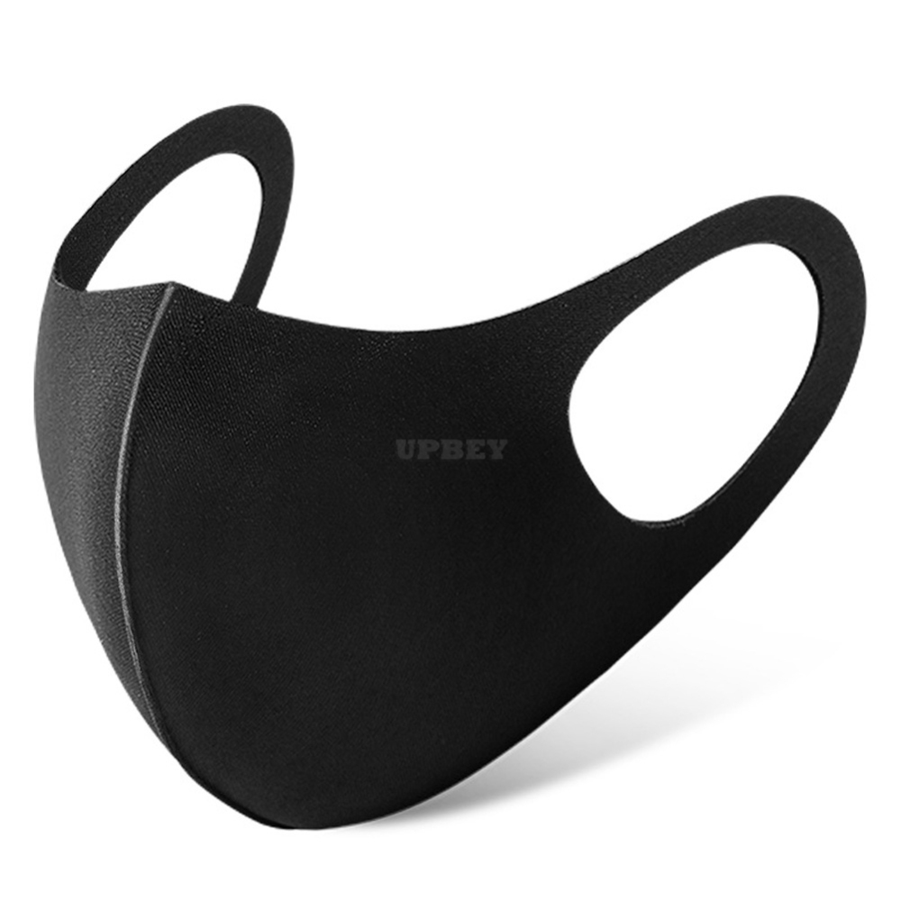 Washable Earloop Facial Mask Cycling Anti Dust Warmer Environmental Mouth Face Mask Respirator 1 black_One size