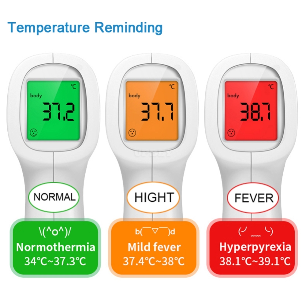 Baby Infrared Electronic Temperature Thermometer Baby Child Home Medical High Precision Dual-use Temperature Tools white
