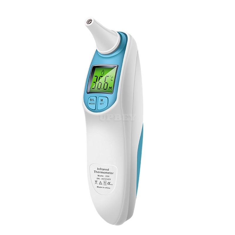 Home Electronic Digital Ear Forehead Infrared Thermometer for Baby Kids  Pink