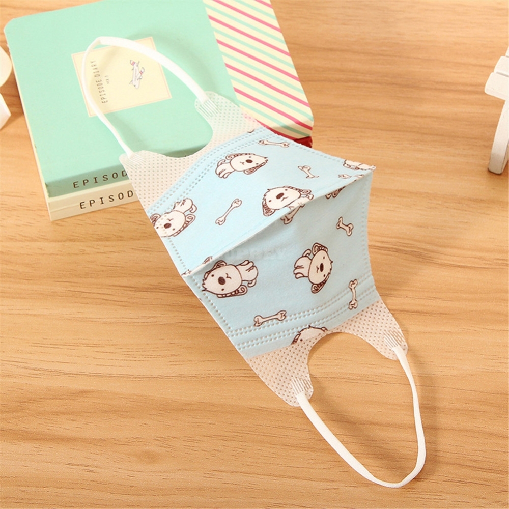 5pcs/set Children Face Mask 0-3years Kid Mouth-muffle Disposable Anti-haze Anti-dust Breathable Baby Mouth-muffle C