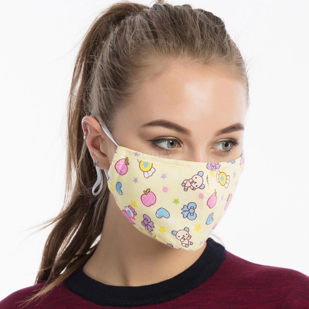 PM2.5 Anti-haze Mask Men Women Riding Autumn Winter Cotton Breathable Dust-proof Mask