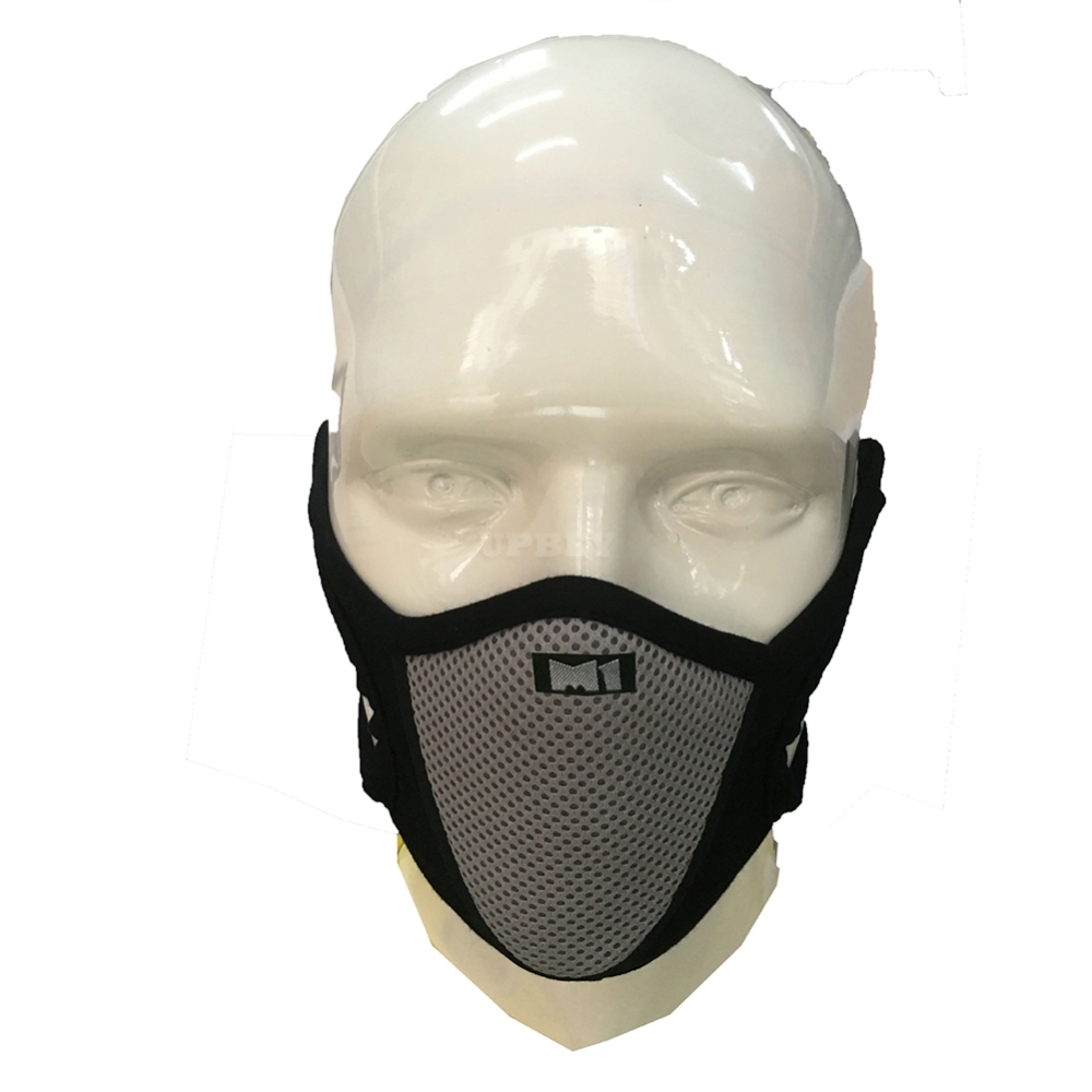Outdoor Cycling Mask Anti-dusk Wind Proof Anti Pollution Breathable gray_One size