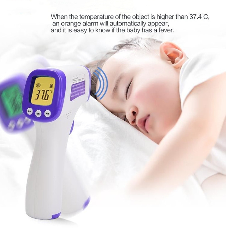 Infant Infrared Ray Electronic Thermometer Children Baby Household Medical High Accurate Ear Forehead Thermometer Neutral English version