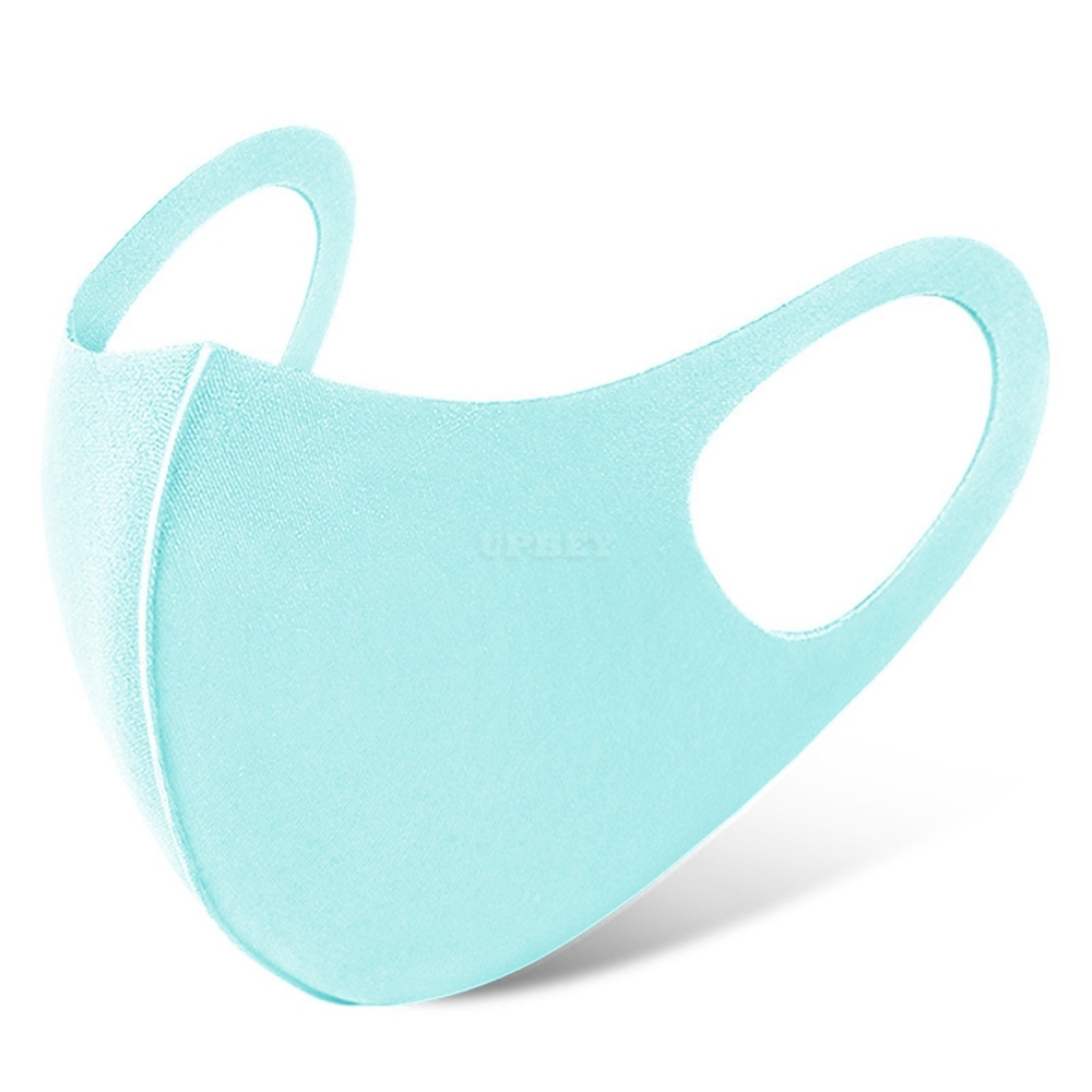 Washable Earloop Facial Mask Cycling Anti Dust Warmer Environmental Mouth Face Mask Respirator 1 blue_One size
