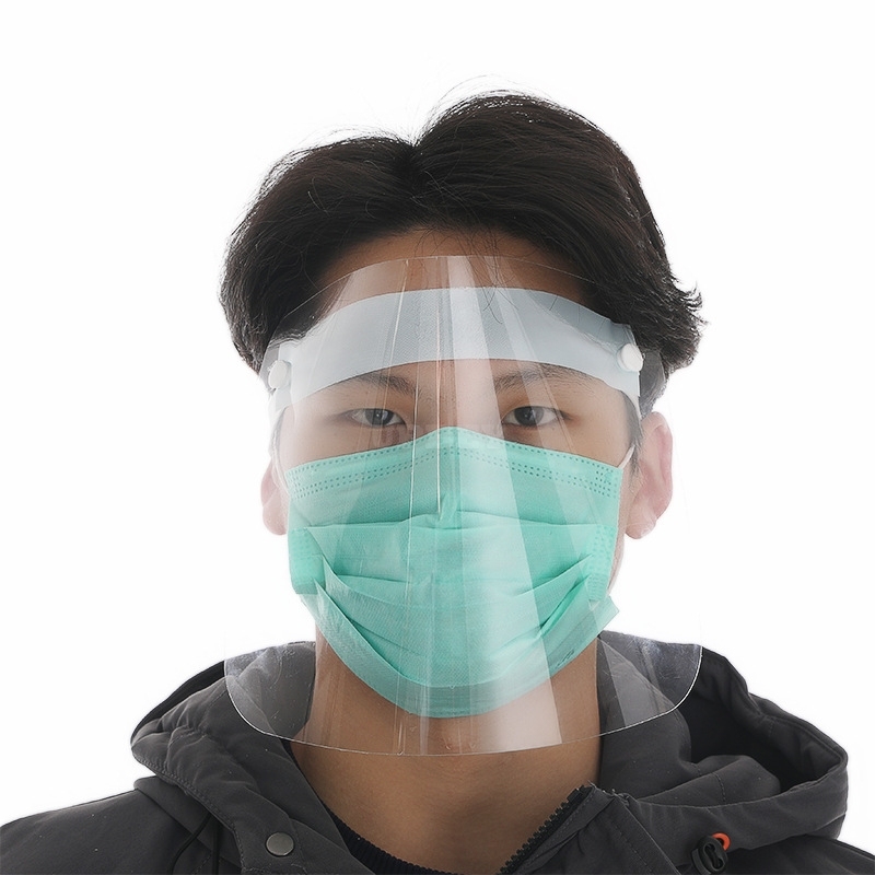 Full Face Dust-Proof Transparent Mask Anti-Droplet Kitchen Cooking Visor Shield Transparent_Approximately 25 * 20cm