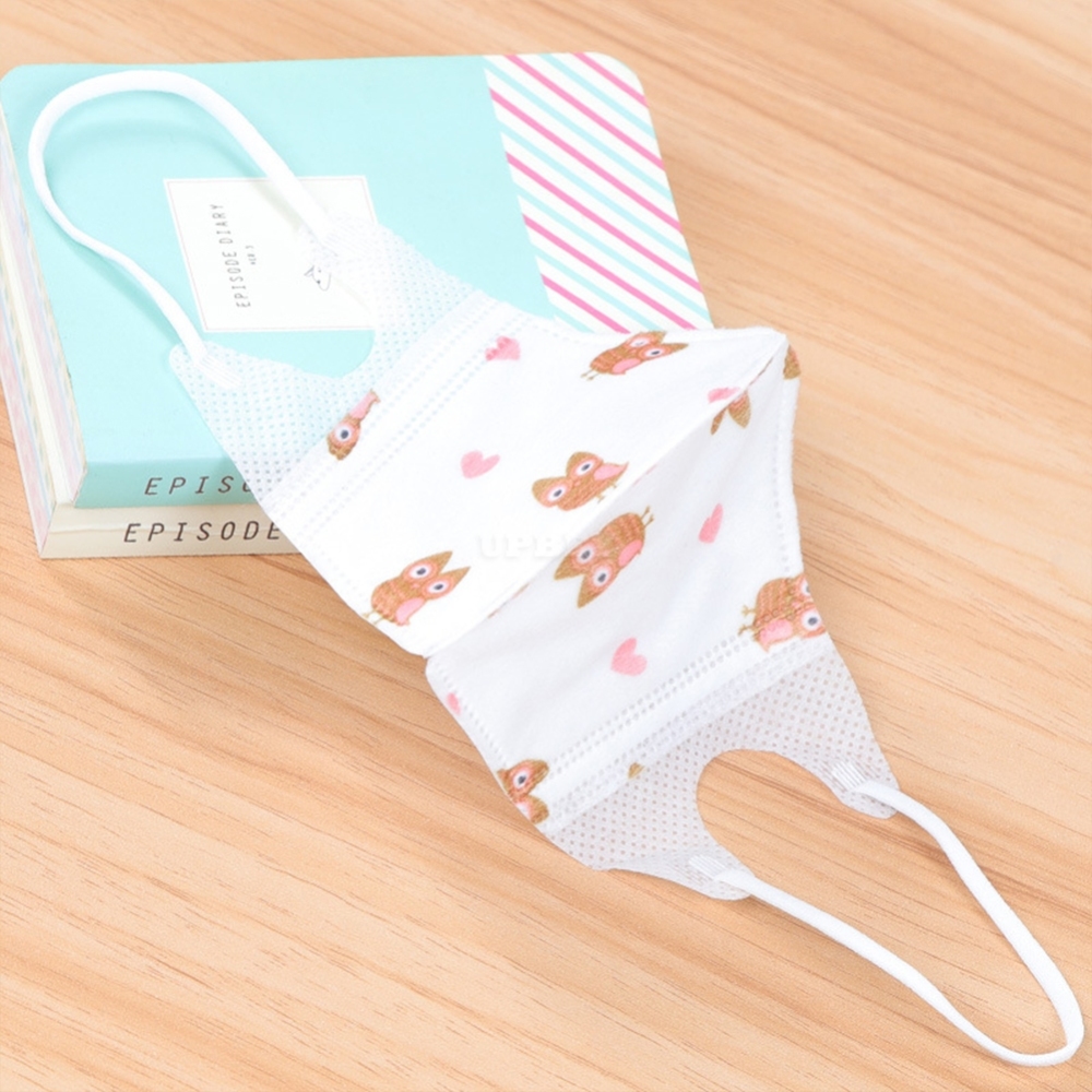 5pcs/set Children Face Mask 0-3years Kid Mouth-muffle Disposable Anti-haze Anti-dust Breathable Baby Mouth-muffle E