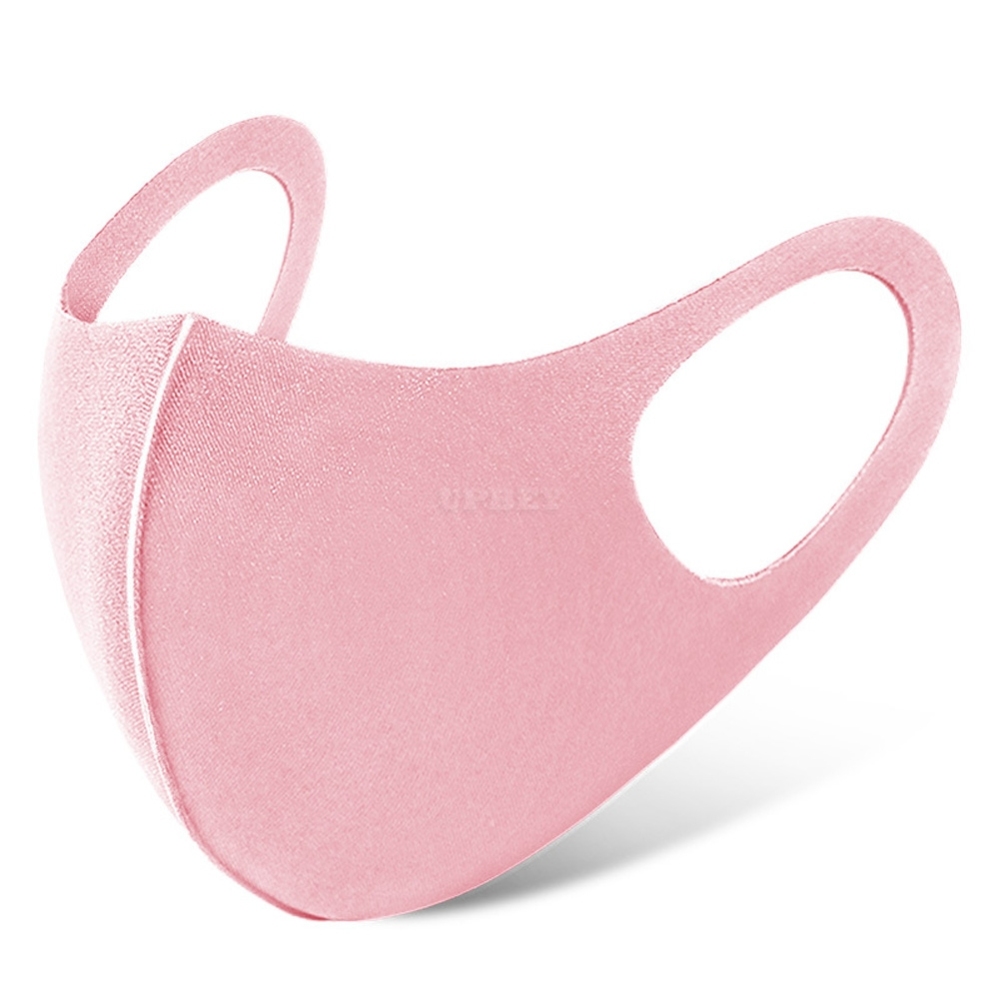 Washable Earloop Facial Mask Cycling Anti Dust Warmer Environmental Mouth Face Mask Respirator 1 pink_One size