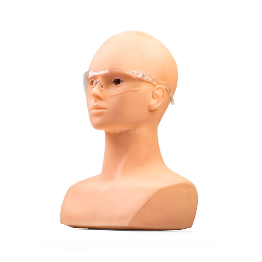 Cycling Goggles Anti Droplets Dust-proof Protective Glasses for Women Men Transparent frame