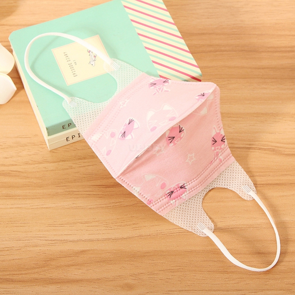 5pcs/set Children Face Mask 0-3years Kid Mouth-muffle Disposable Anti-haze Anti-dust Breathable Baby Mouth-muffle B