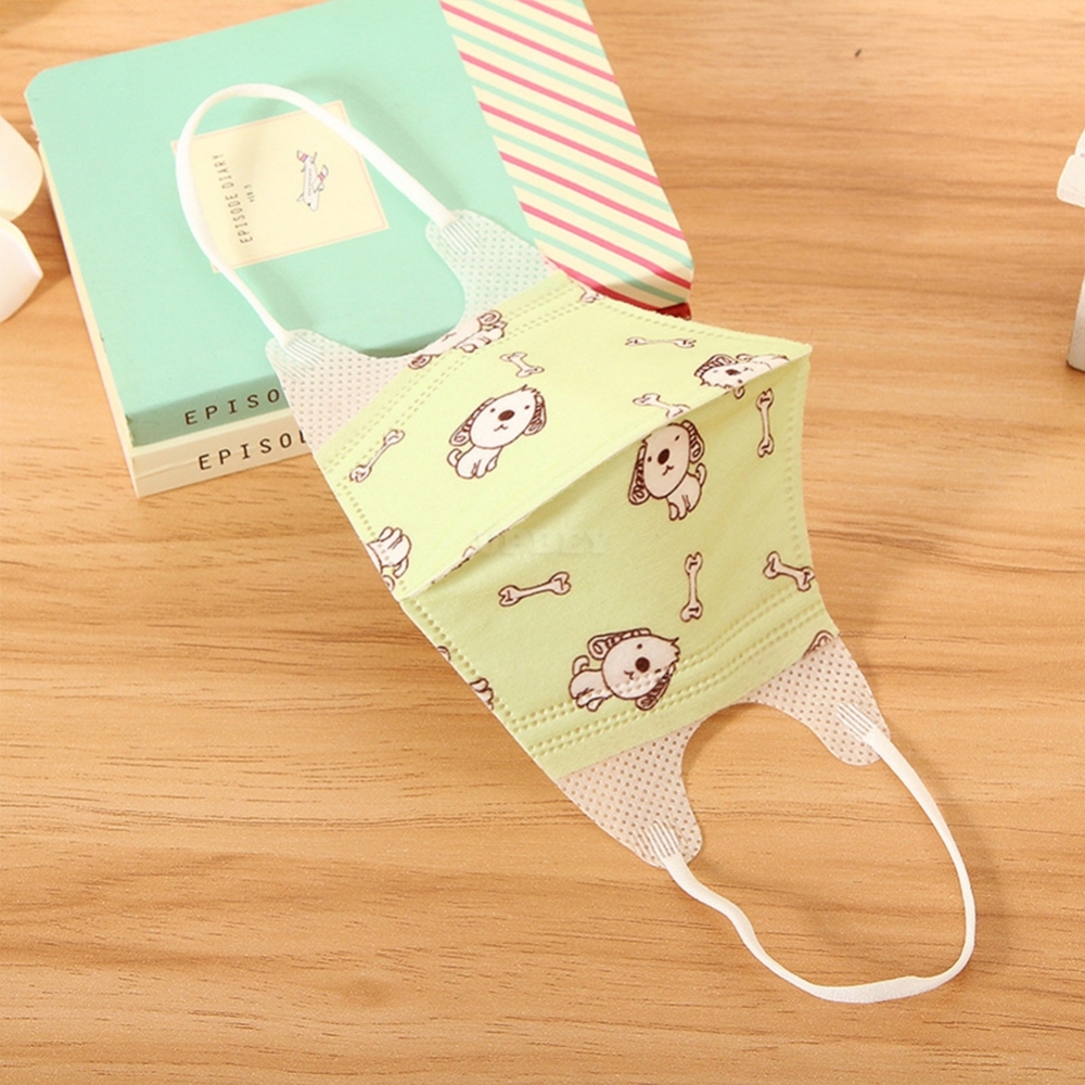 5pcs/set Children Face Mask 0-3years Kid Mouth-muffle Disposable Anti-haze Anti-dust Breathable Baby Mouth-muffle A