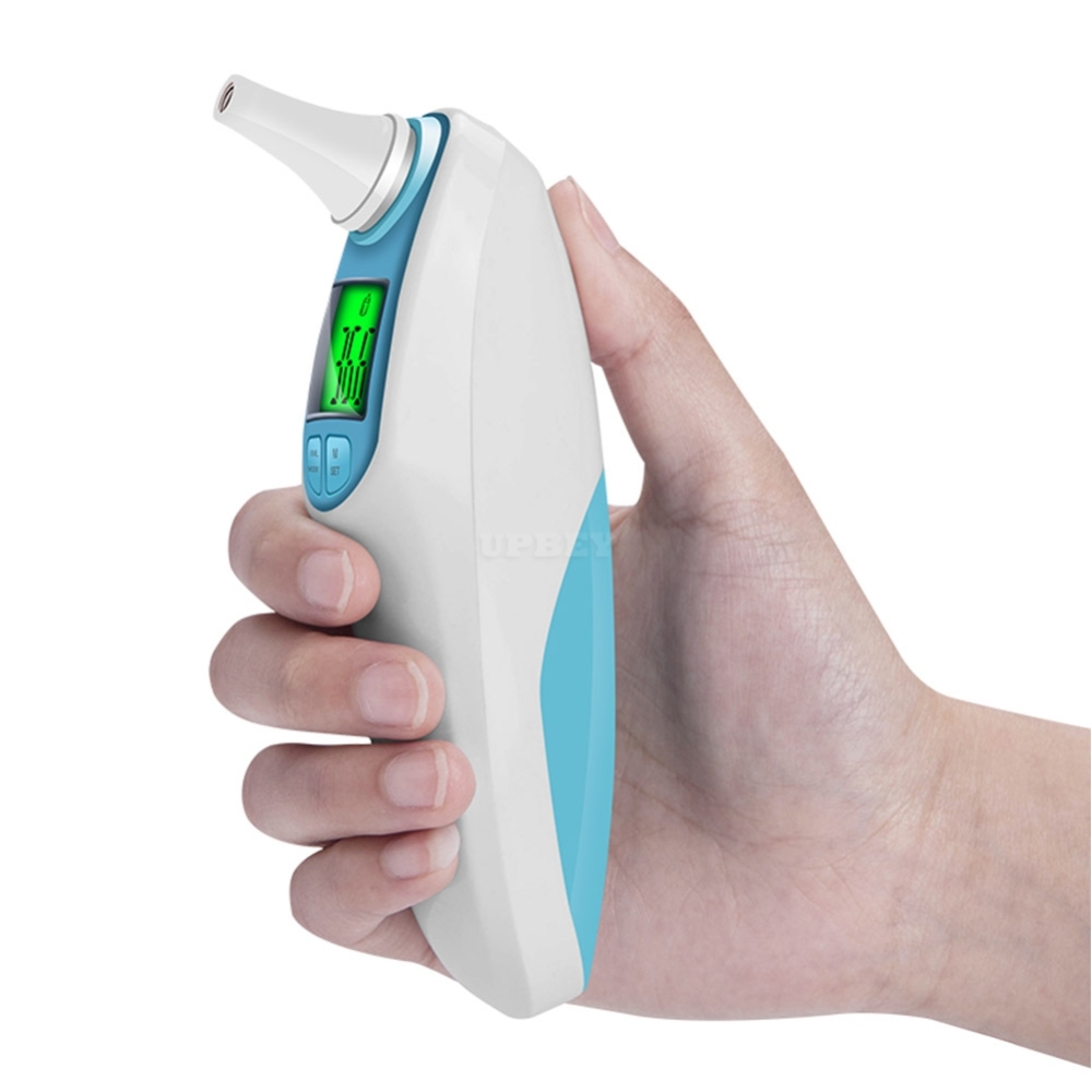 Home Electronic Digital Ear Forehead Infrared Thermometer for Baby Kids  blue