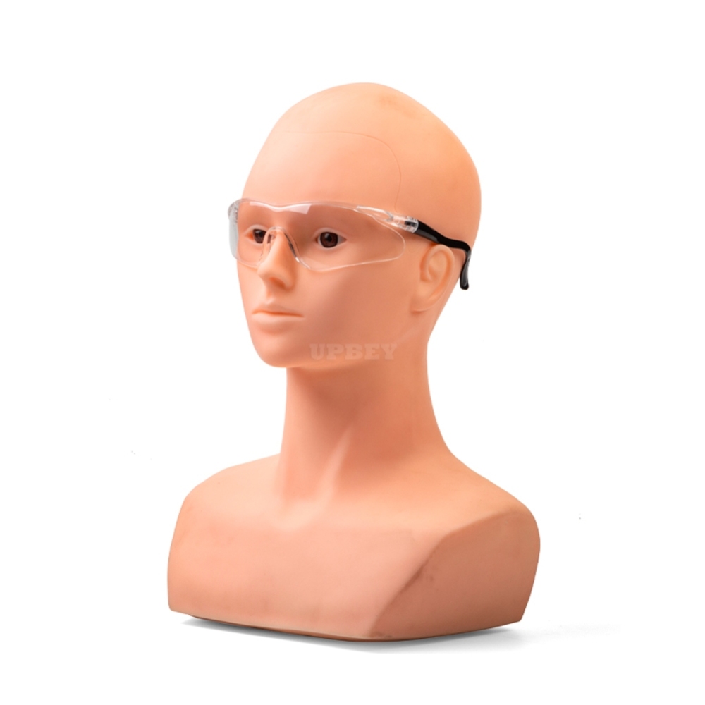 Cycling Goggles Anti Droplets Dust-proof Protective Glasses for Women Men Black frame