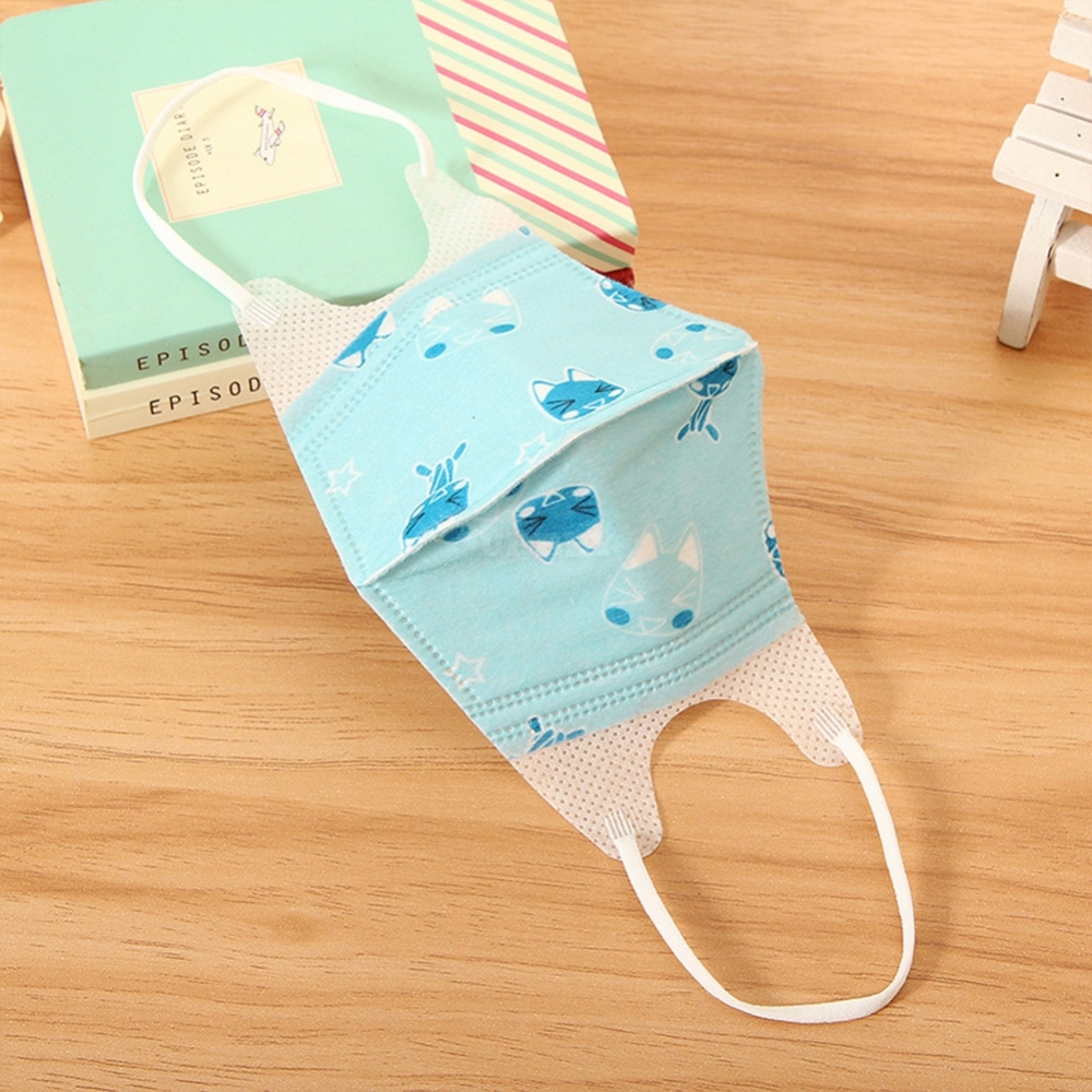 5pcs/set Children Face Mask 0-3years Kid Mouth-muffle Disposable Anti-haze Anti-dust Breathable Baby Mouth-muffle D