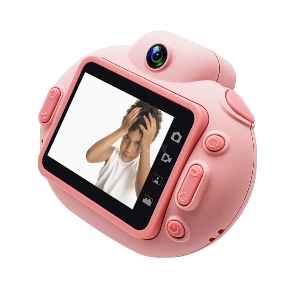 Cartoon Portable HD Mini Digital Camera for Children Pink