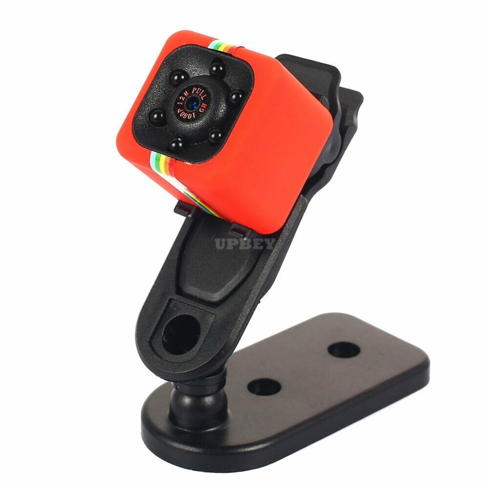 SQ11 Full HD 1080P Mini Car DV DVR Camera Dash Cam with IR Night Vision - All Black