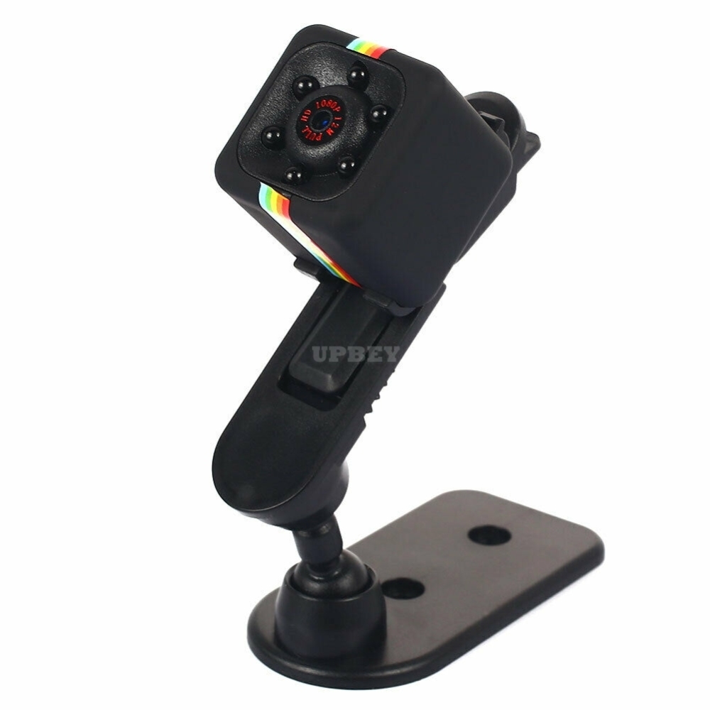 SQ11 Full HD 1080P Mini Car DV DVR Camera Dash Cam with IR Night Vision - All Black