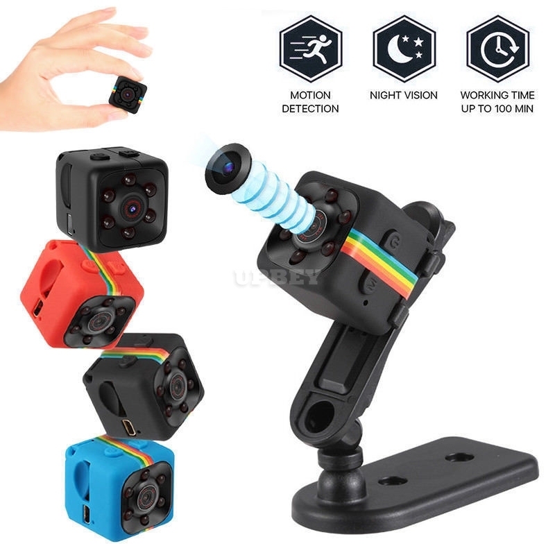 SQ11 Full HD 1080P Mini Car DV DVR Camera Dash Cam with IR Night Vision - All Black
