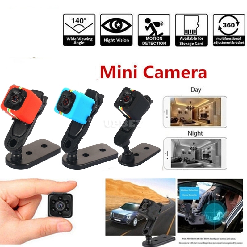 SQ11 Full HD 1080P Mini Car DV DVR Camera Dash Cam with IR Night Vision - All Black