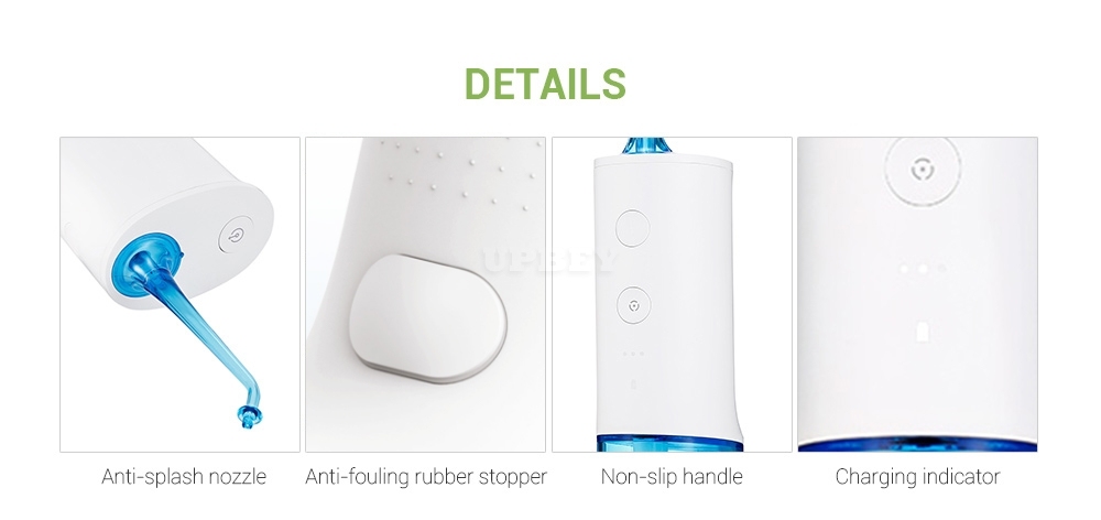 Xiaomi SOOCAS W3 Oral Irrigator Portable Water Dental Flosser Water Jet Cleaning Tooth Denture Cleaner Teeth Brush Blue