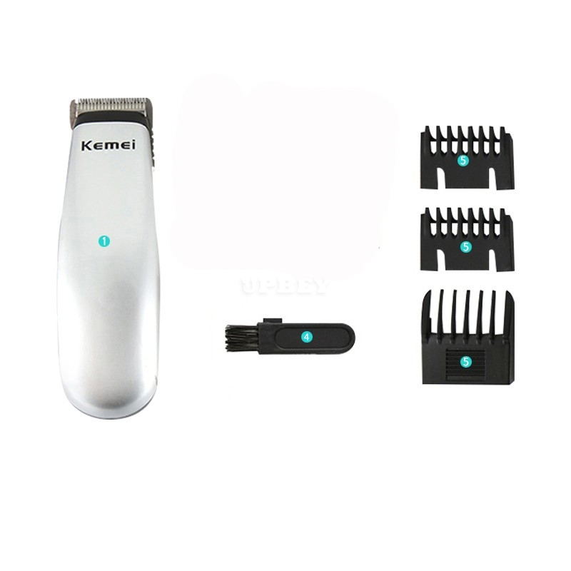 Mini Electric Hair Clipper Mini HairTrimmer Cutting Machine Beard Barber Razor for Men Silver
