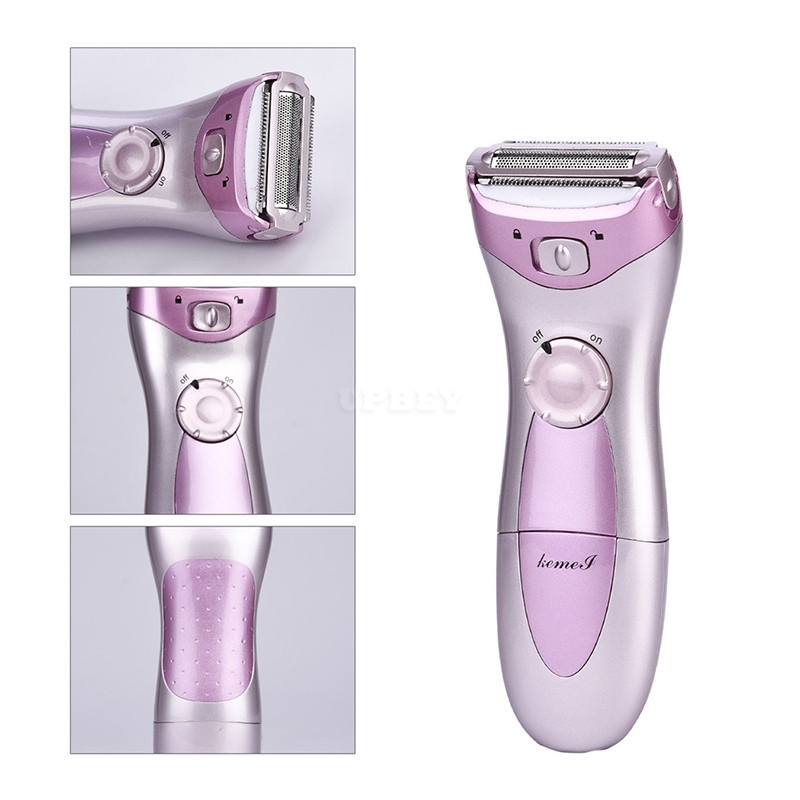 Electric Hair Trimmer Women Shaver Razor Home Use Rechargeable Waterproof Shaving Machine Pink