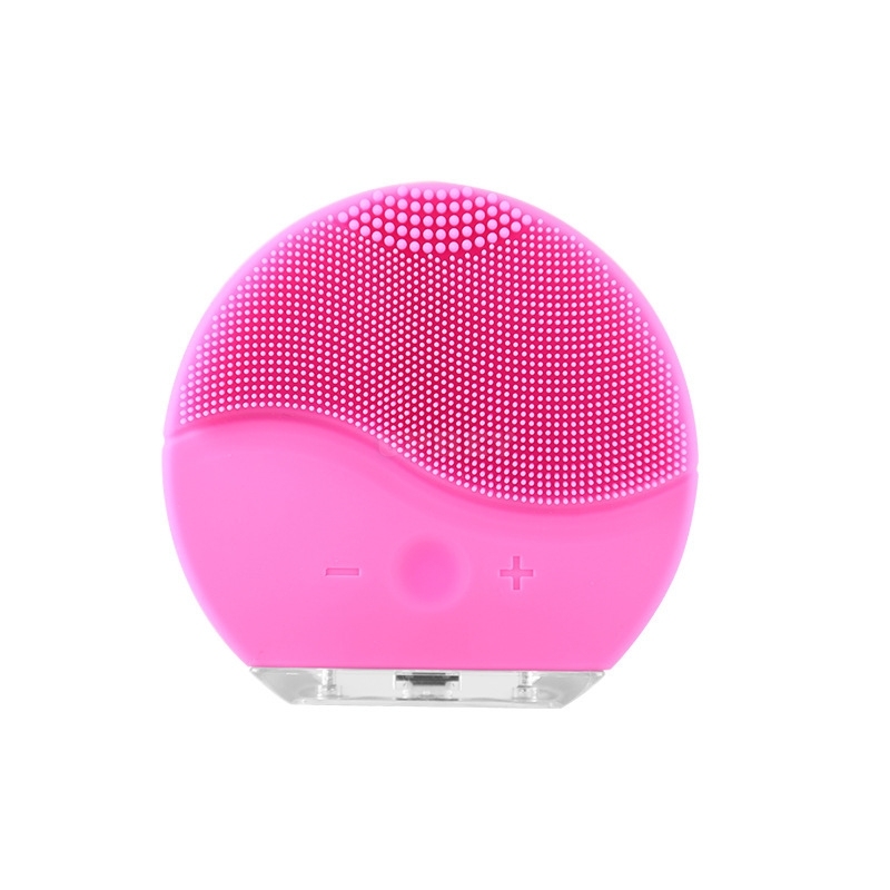 Face Cleaning Brush Waterproof Silicon Electric Masager Cleansing System sky blue