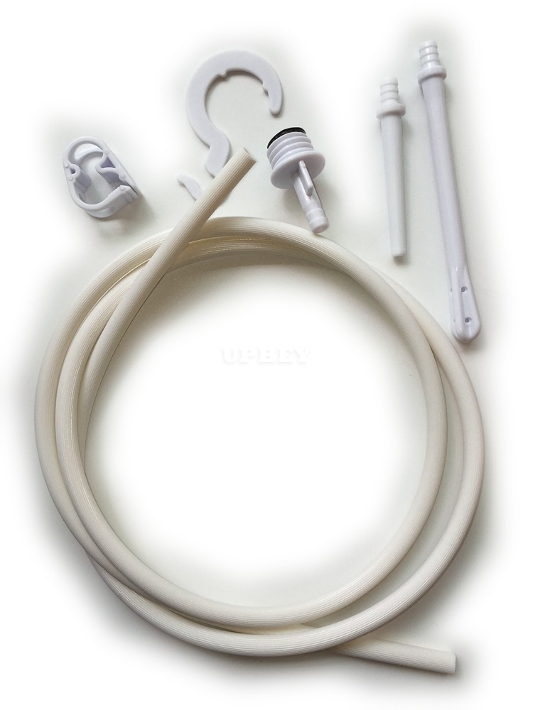 Women Men Enema System Kit with Rubber Hot Water Bottle Douche Bag Tubing