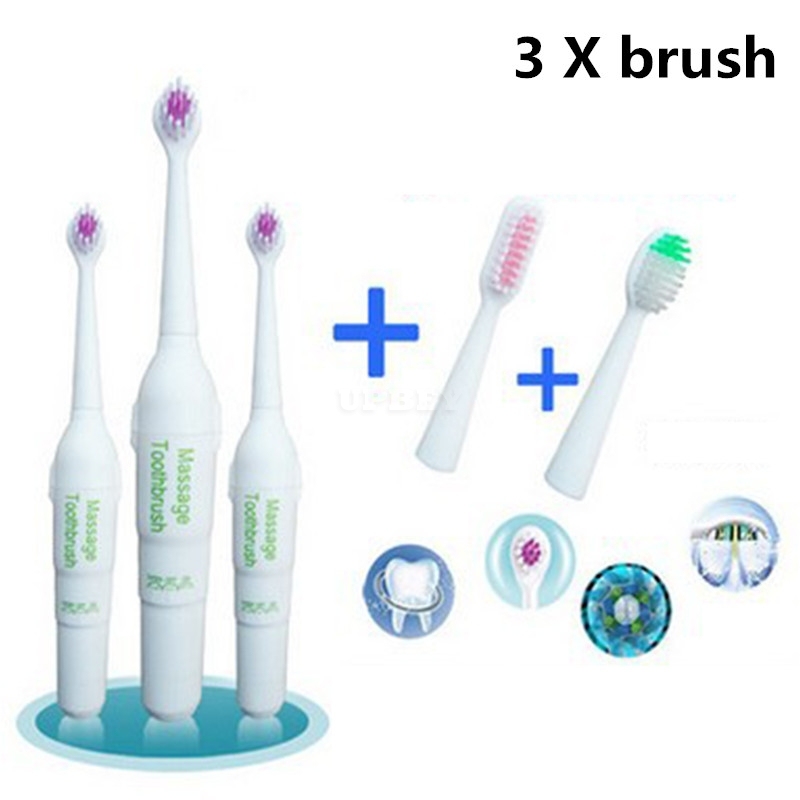 Kids Electric Toothbrush Rotary Non-slip Waterproof Electric Toothbrush With 2 Extra Heads Brush Toothbrush Oral Toothbrush Care