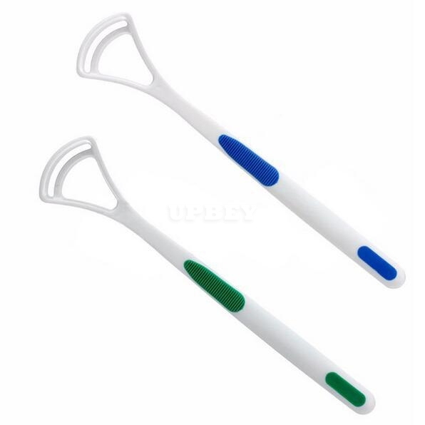 2 Pcs Oral Care Tongue Scraper Cleaner Fresh Breath Oral Hygiene Toothbrush Tools Reduce Tooth Decay