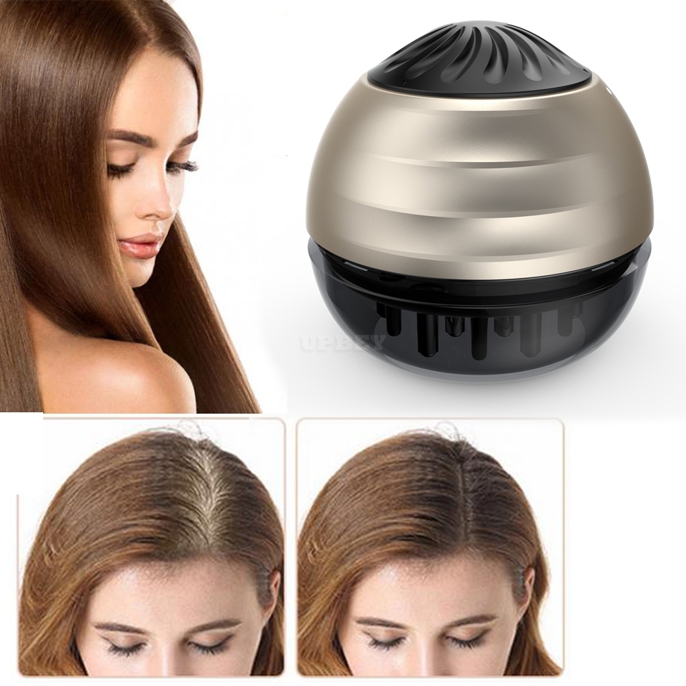 Mini Handheld Liquid Guiding Comb Anti-off Promote Hair Regrowth Scalp Massager Hair Care Gold