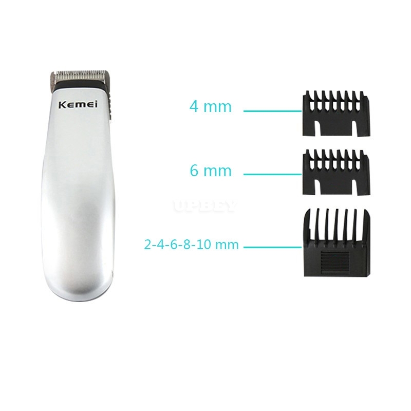 Mini Electric Hair Clipper Mini HairTrimmer Cutting Machine Beard Barber Razor for Men Silver