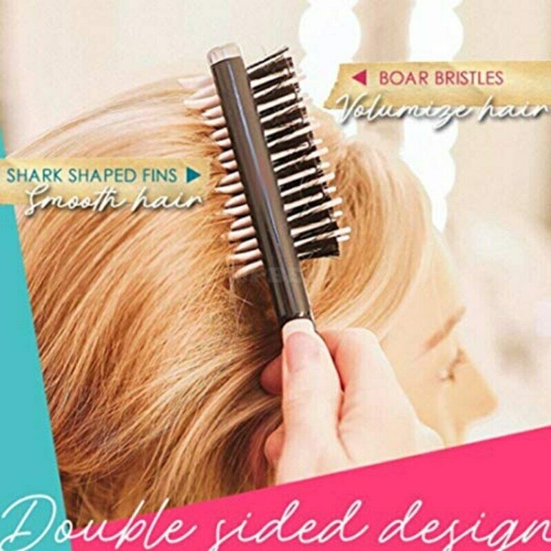 Multifunction Hair Style Comb Instant Hair Styling Comb for Woman  black