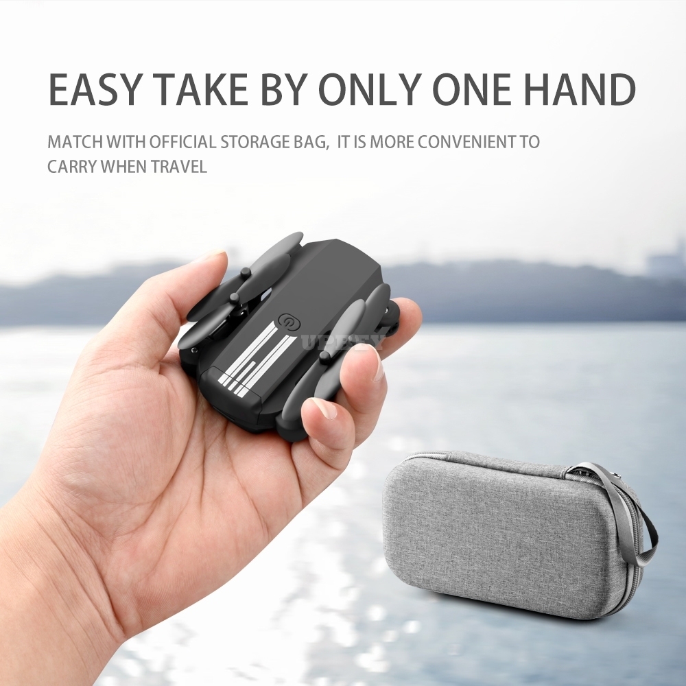 2023 LS-MIN New Mini Drone 1080P 4K HD Camera WiFi Fpv Air Pressure Altitude Hold Black And Gray Foldable Quadcopter RC Drone Toy RTF