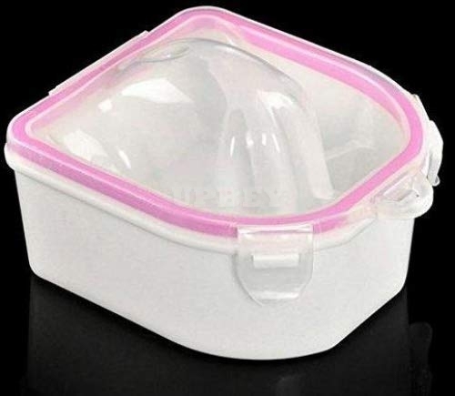 Nail Spa Bowl Professional Double Layer Soak Off Warm Nail Soak Bowl Manicure Tool blue