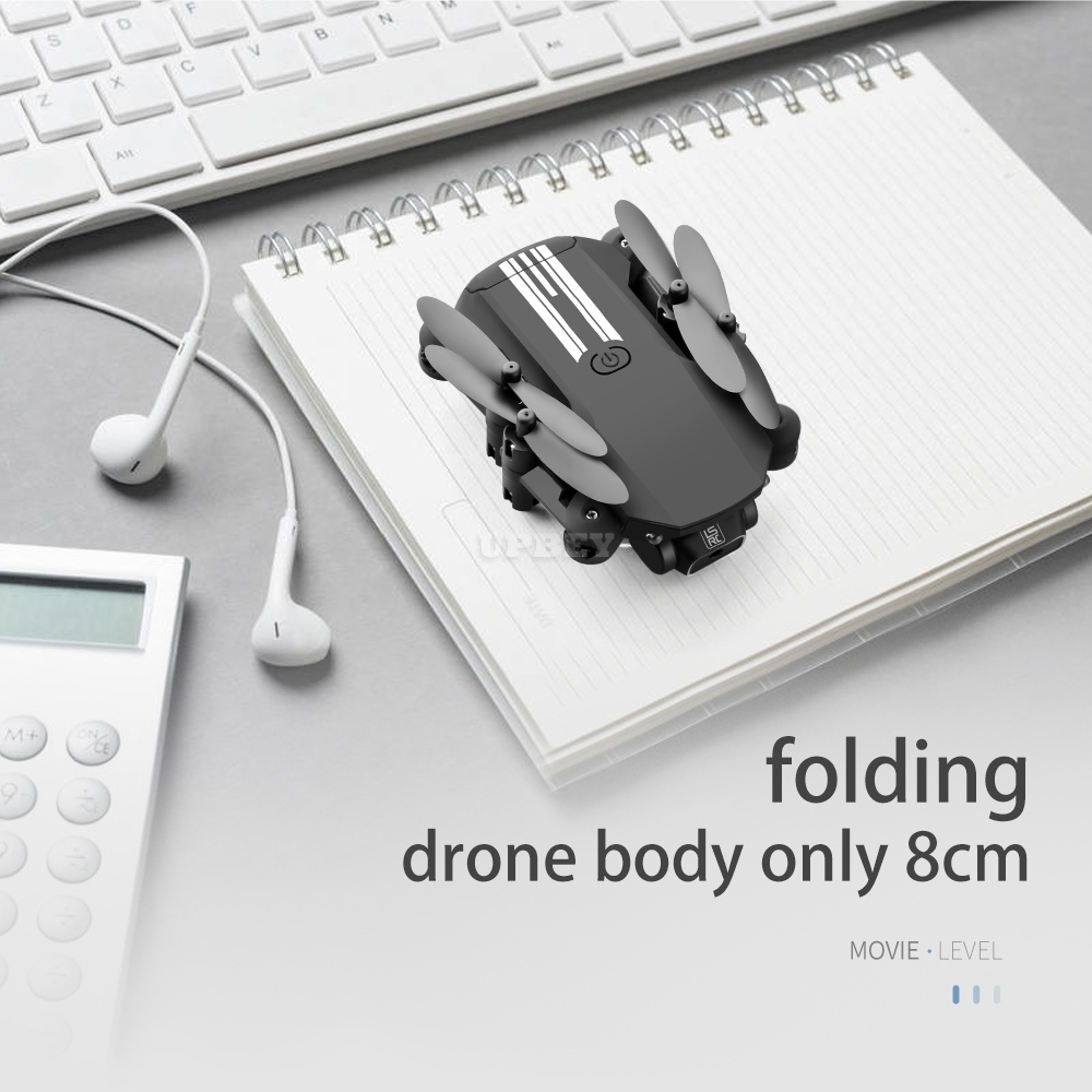 2023 LS-MIN New Mini Drone 1080P 4K HD Camera WiFi Fpv Air Pressure Altitude Hold Black And Gray Foldable Quadcopter RC Drone Toy RTF