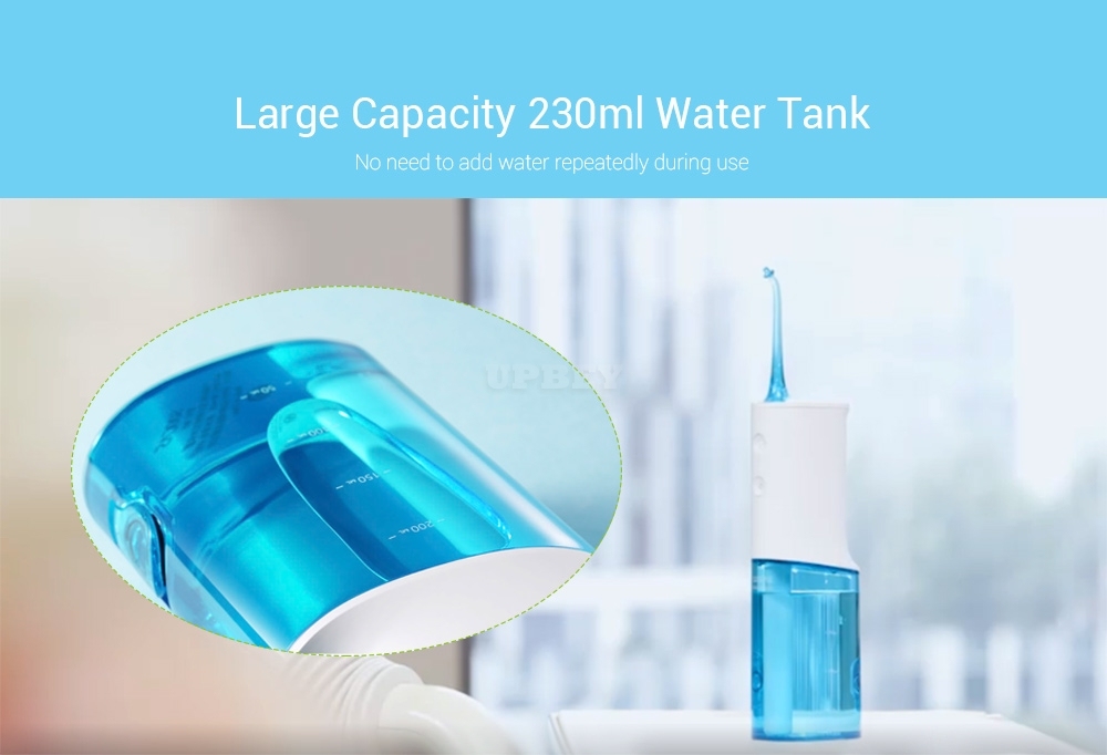 Xiaomi SOOCAS W3 Oral Irrigator Portable Water Dental Flosser Water Jet Cleaning Tooth Denture Cleaner Teeth Brush Blue