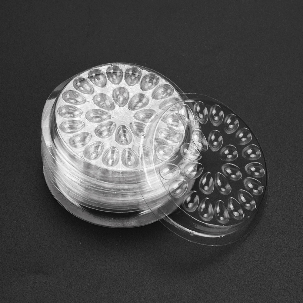 10 Pcs Plastic Gasket Extension Tray Adhesive Pallet Convenient Assistant Stand Grafting Eyelash Glue Holder Pad Flower Shape 10pcs