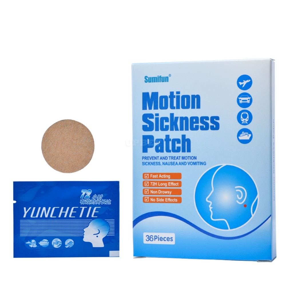 Anti Car Motion Sickness Patch Relieve Dizziness Traveling Driving Health Care Plaster Stickers 36PCS/Set